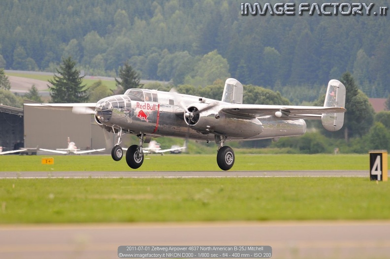 2011-07-01 Zeltweg Airpower 4637 North American B-25J Mitchell.jpg